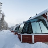 Iglu-Zimmer im Santa Claus Holiday Village. 